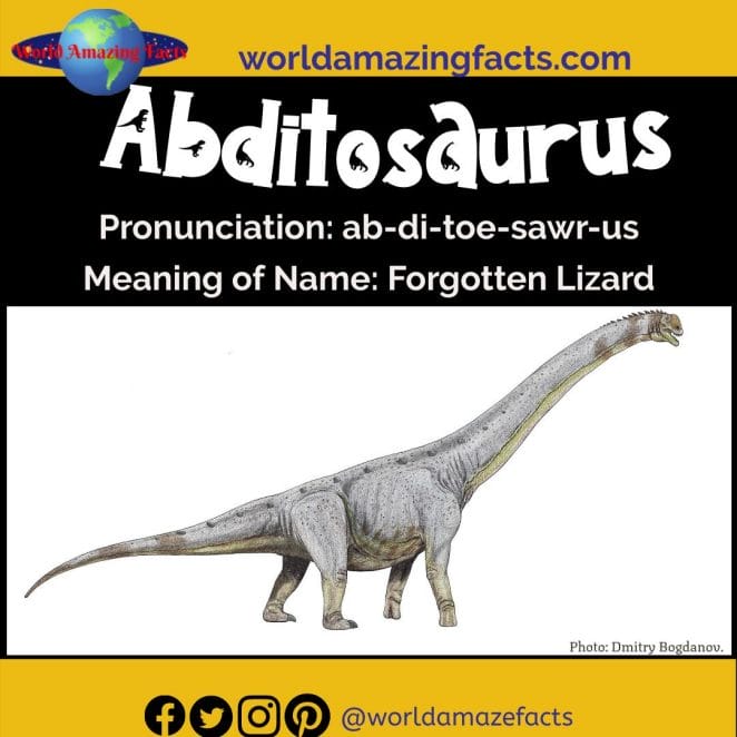 Abditosaurus dinosaur