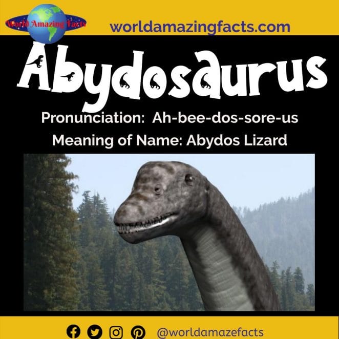 Abydosaurus dinosaur