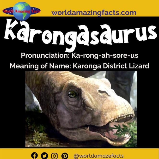 Karongasaurus dinosaur