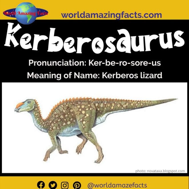 Kerberosaurus dinosaur