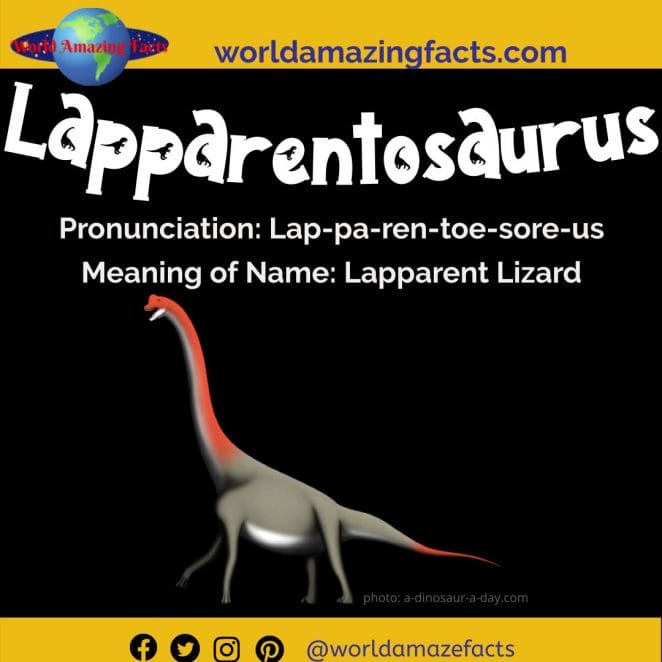 Lapparentosaurus dinosaur