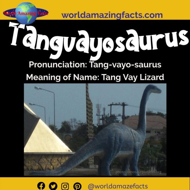 Tangvayosaurus dinosaur